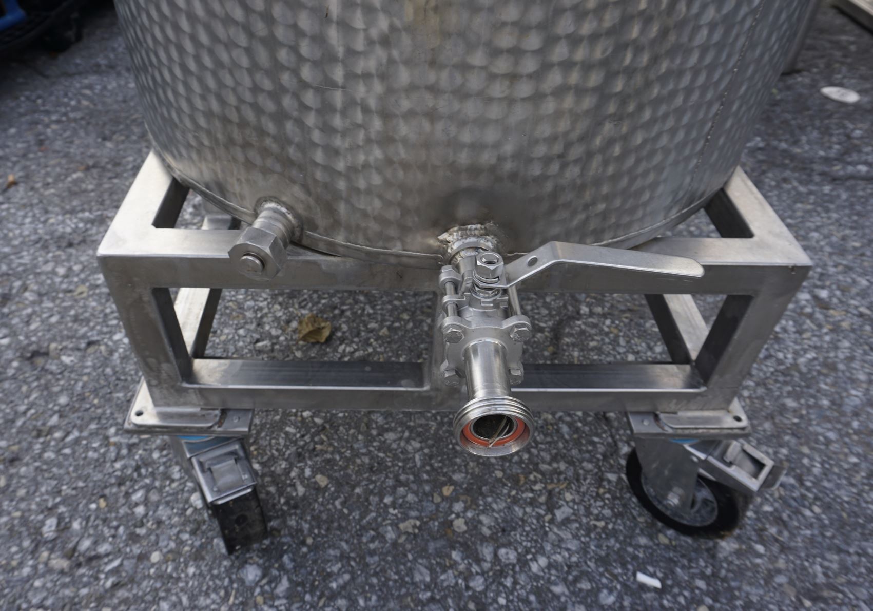 Behälter 350 Liter aus V2A, einwandig, gebraucht
