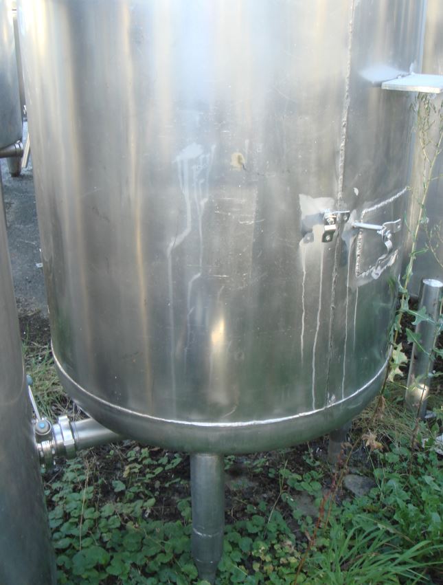 Behälter 600 Liter aus V2A, gebraucht, einwandig