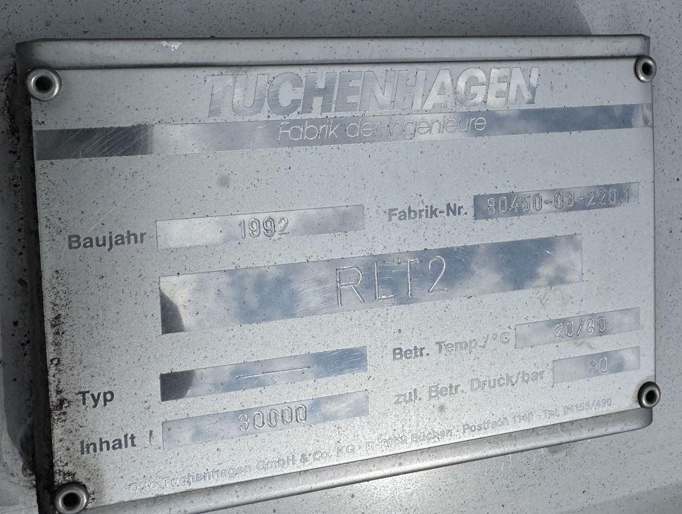 Behälter 30.000 Liter aus V2A. isoliert, gebraucht