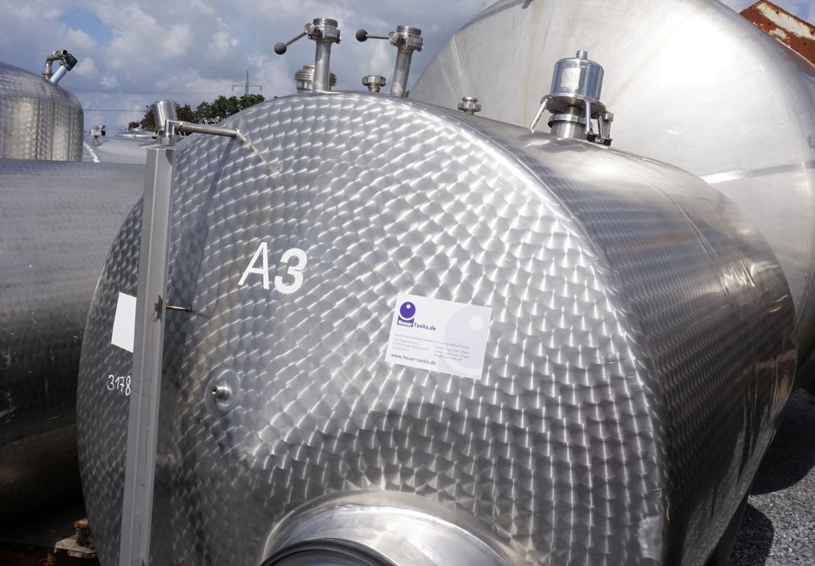 Behälter 5.500 Liter aus V2A, einwandig