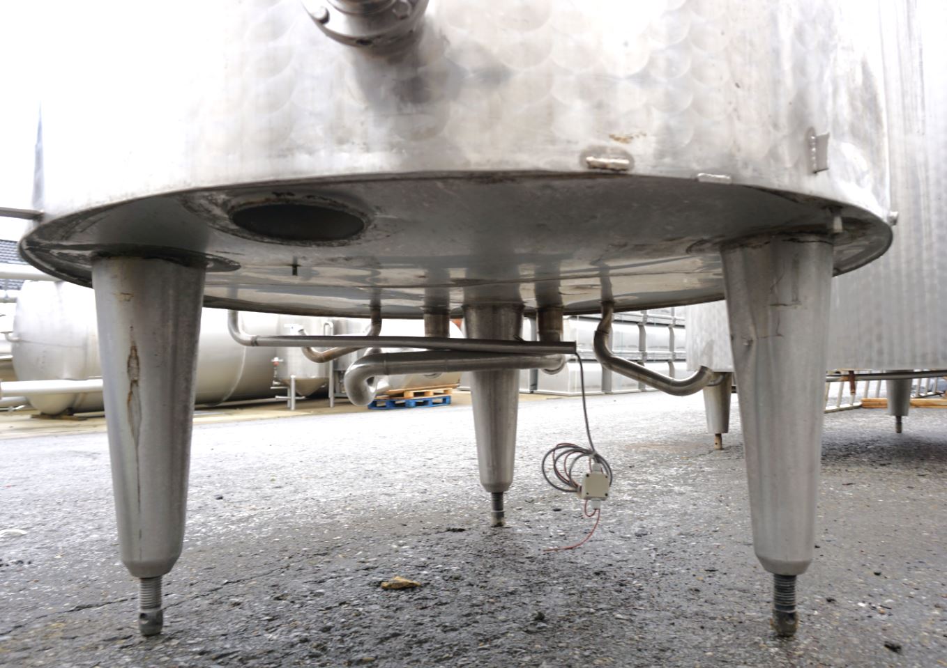 Behälter 1.000 Liter aus V2A isoliert, gebraucht