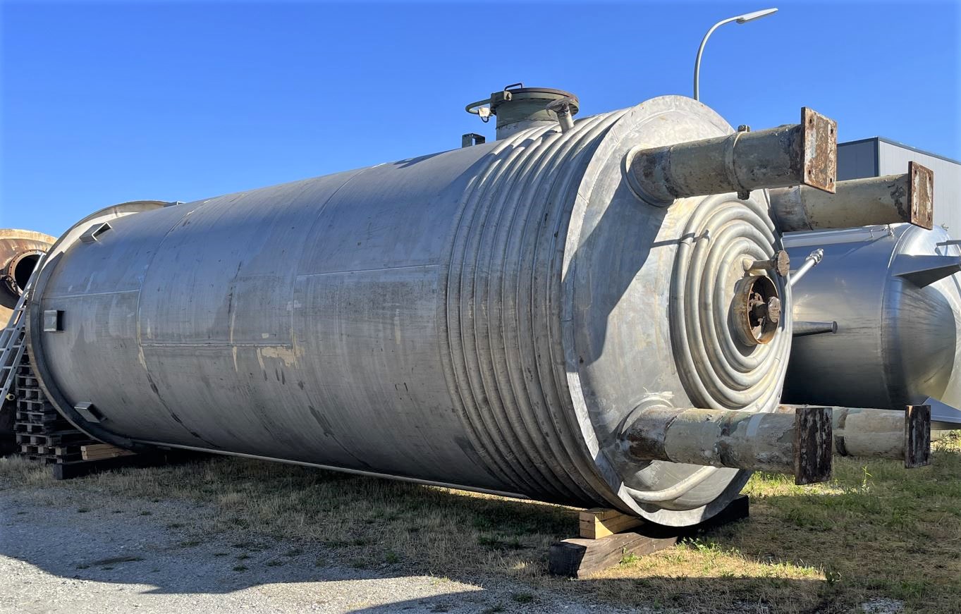 Behälter 49.338 Liter aus V4A, einwandig, temperierbar, gebraucht