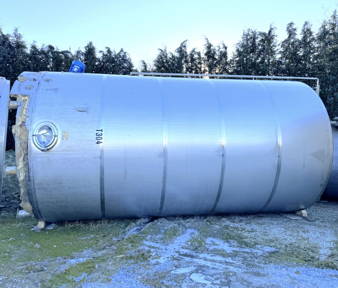 Behälter 60.000 Liter aus V2A isoliert, gebraucht