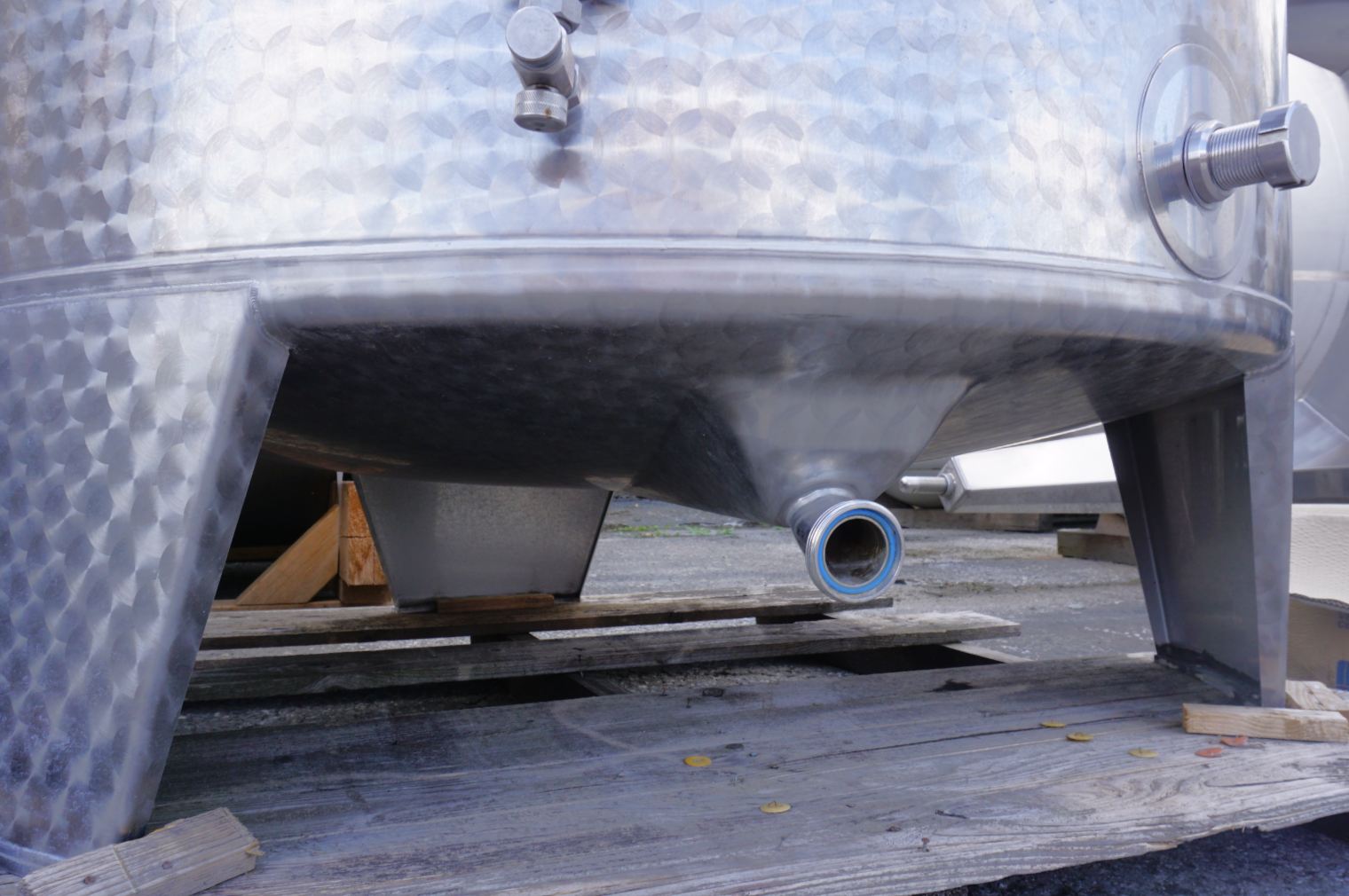 Behälter 3.800 Liter aus V2A, einwandig