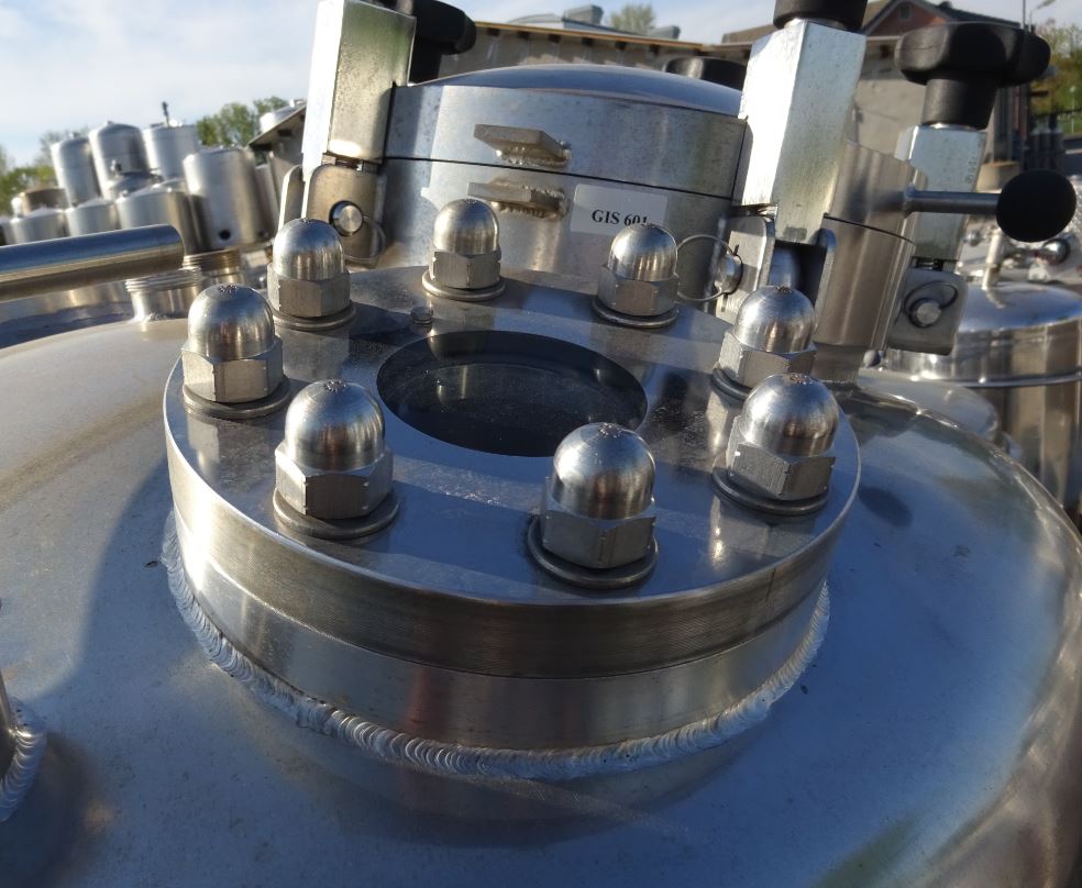 Behälter 670 Liter aus V2A, gebraucht, einwandig