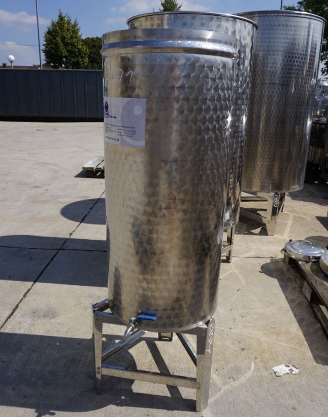 Behälter 150 Liter aus V2A einwandig, gebraucht