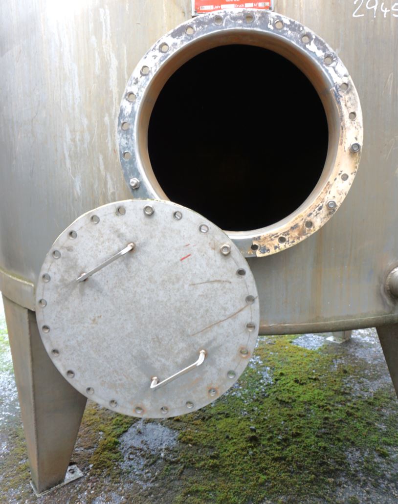 Behälter 20.000 Liter aus V2A, einwandig, gebraucht