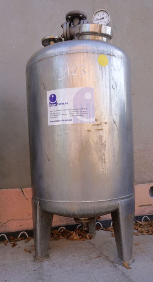 Behälter 170 Liter aus V4A einwandig, gebraucht