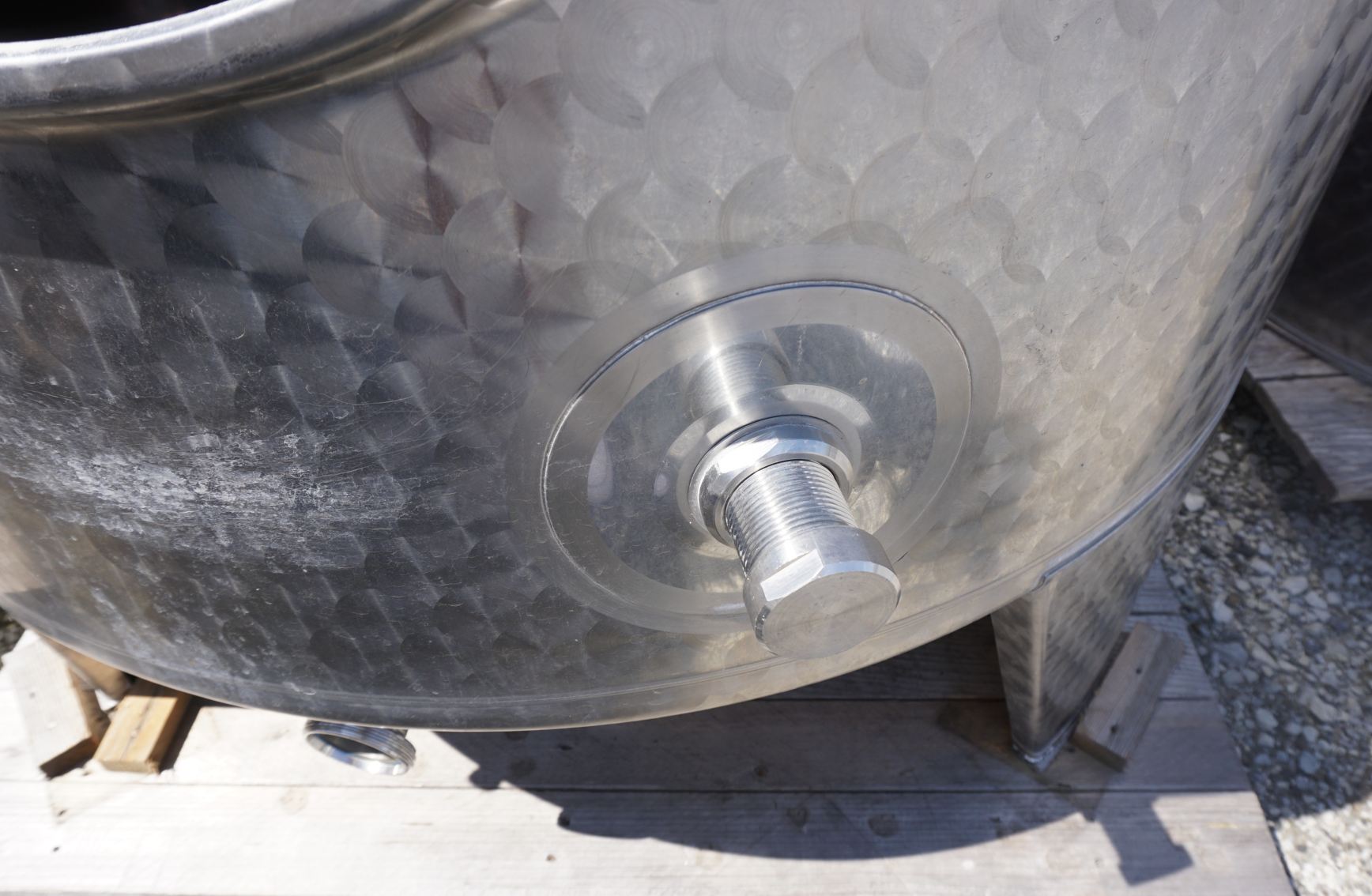 Behälter 2.000 Liter aus V2A, einwandig