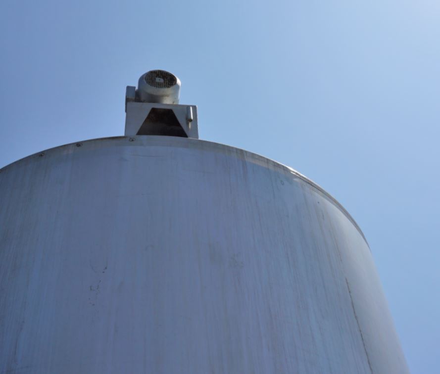 Behälter 16.000 Liter aus V2A einwandig, gebraucht