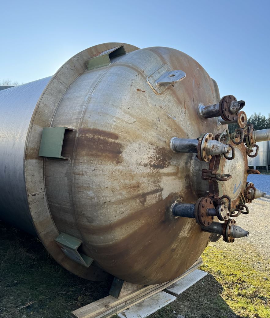 Druckbehälter 32.000 Liter aus V4A, temperierbar, gebraucht