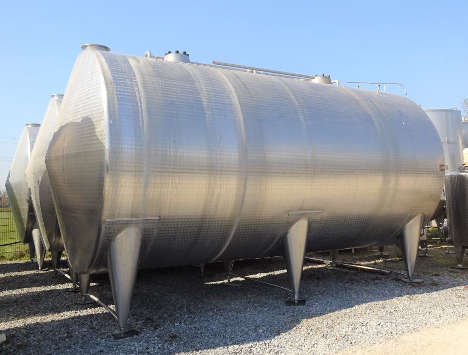 Behälter 40.000 Liter aus V2A einwandig