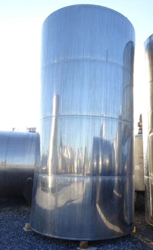 Behälter 26.500 Liter aus V2A, gebraucht, einwandig