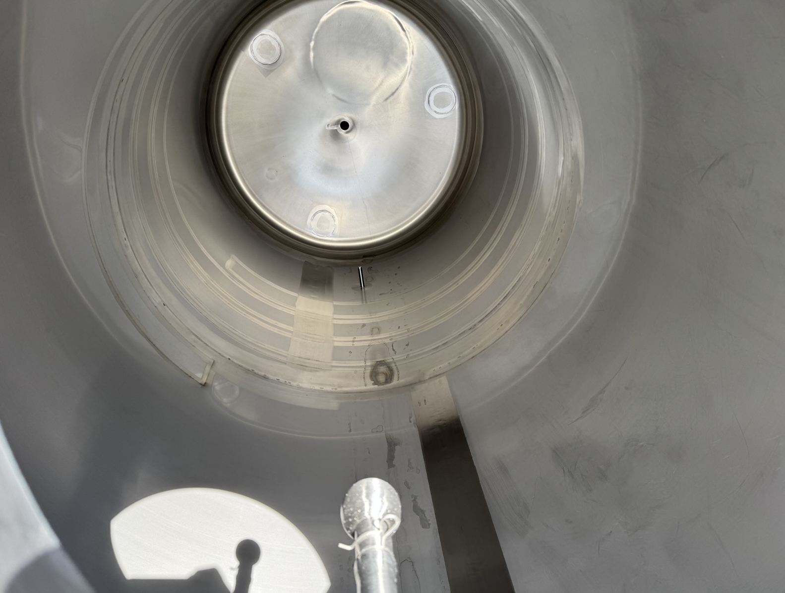 Drucktank 2.160 Liter aus V2A, kühlbar, isoliert