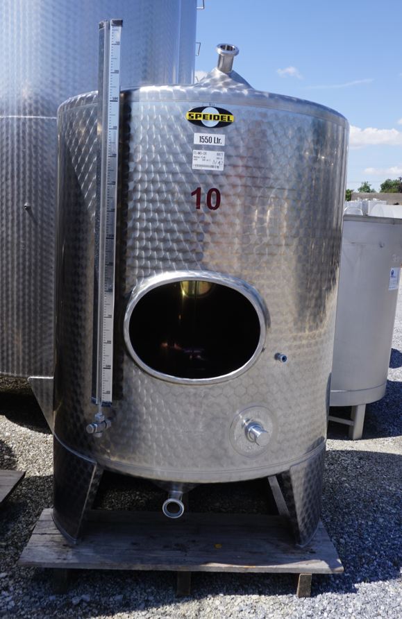 Behälter 1.550 Liter aus V2A, einwandig