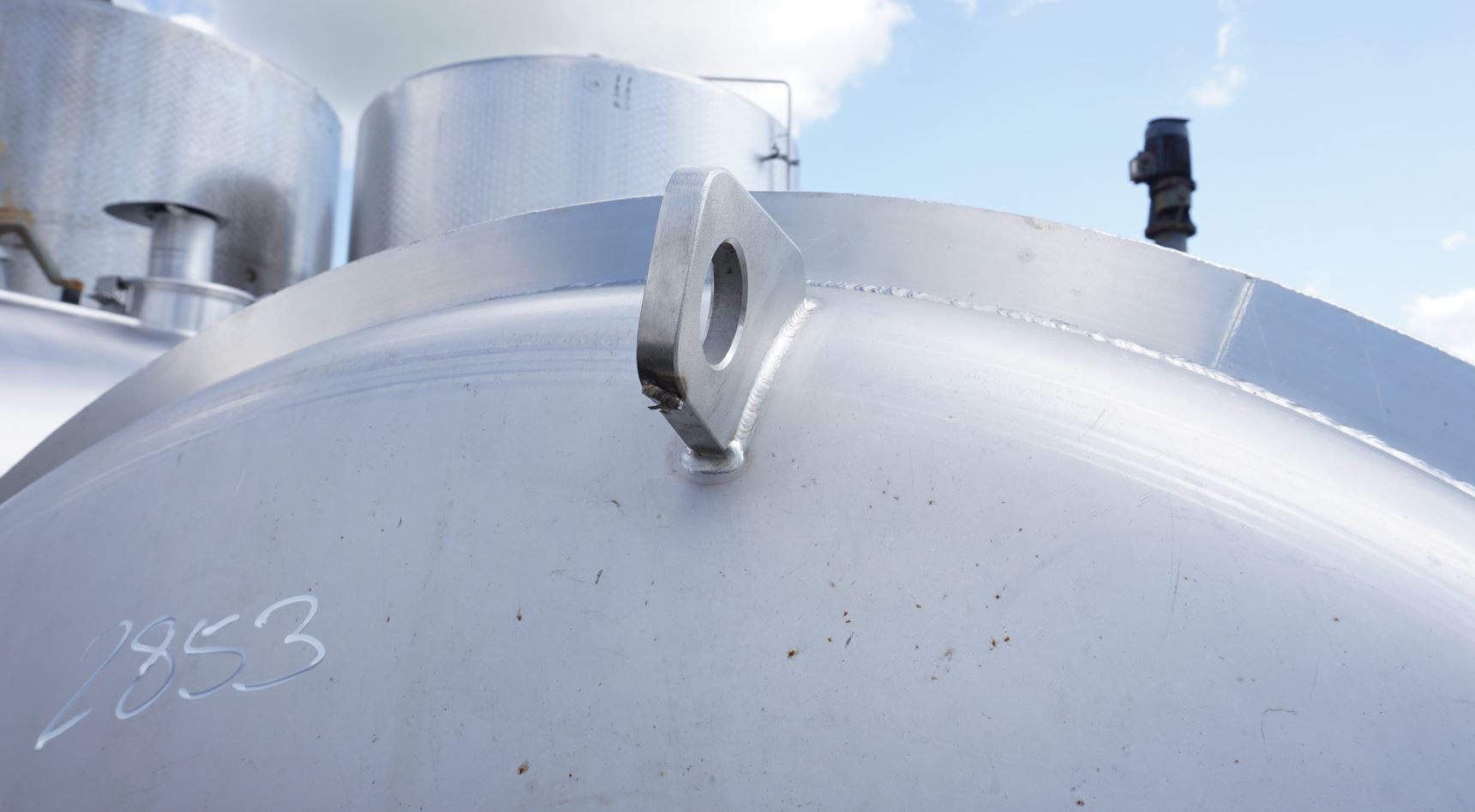 Behälter 3.000 Liter aus V2A isoliert, gebraucht
Bauform: hängend