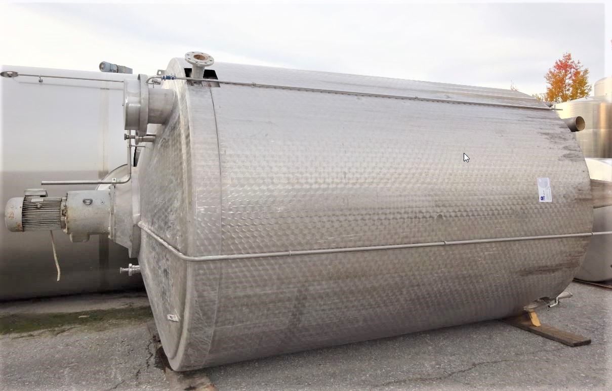 Behälter 16.000 Liter aus V2A, gebraucht, 
temperierbar, isoliert