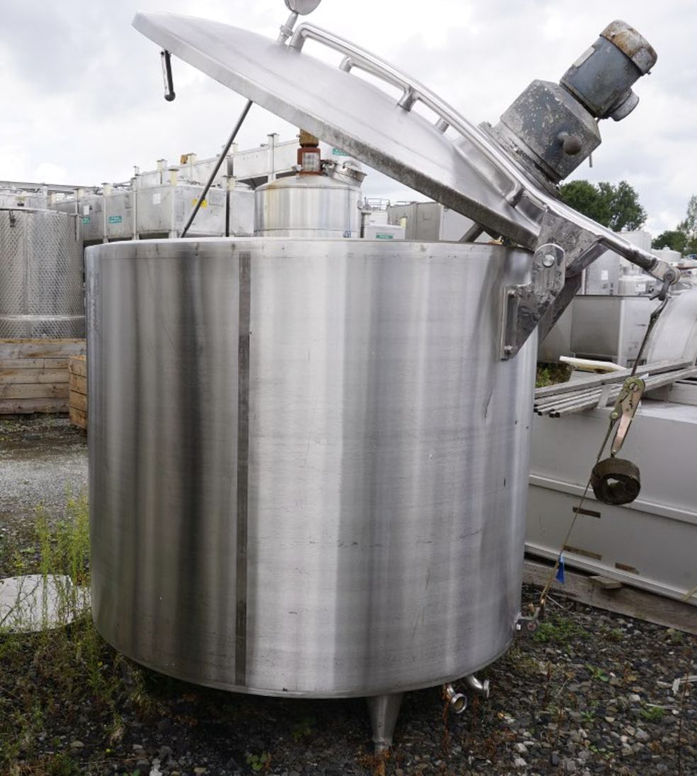 Behälter 1.000 Liter aus V2A, isoliert