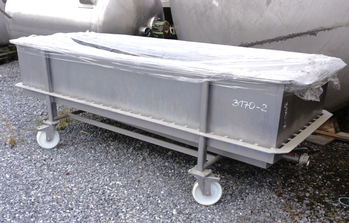 Wanne 1.000 Liter aus V2A einwandig