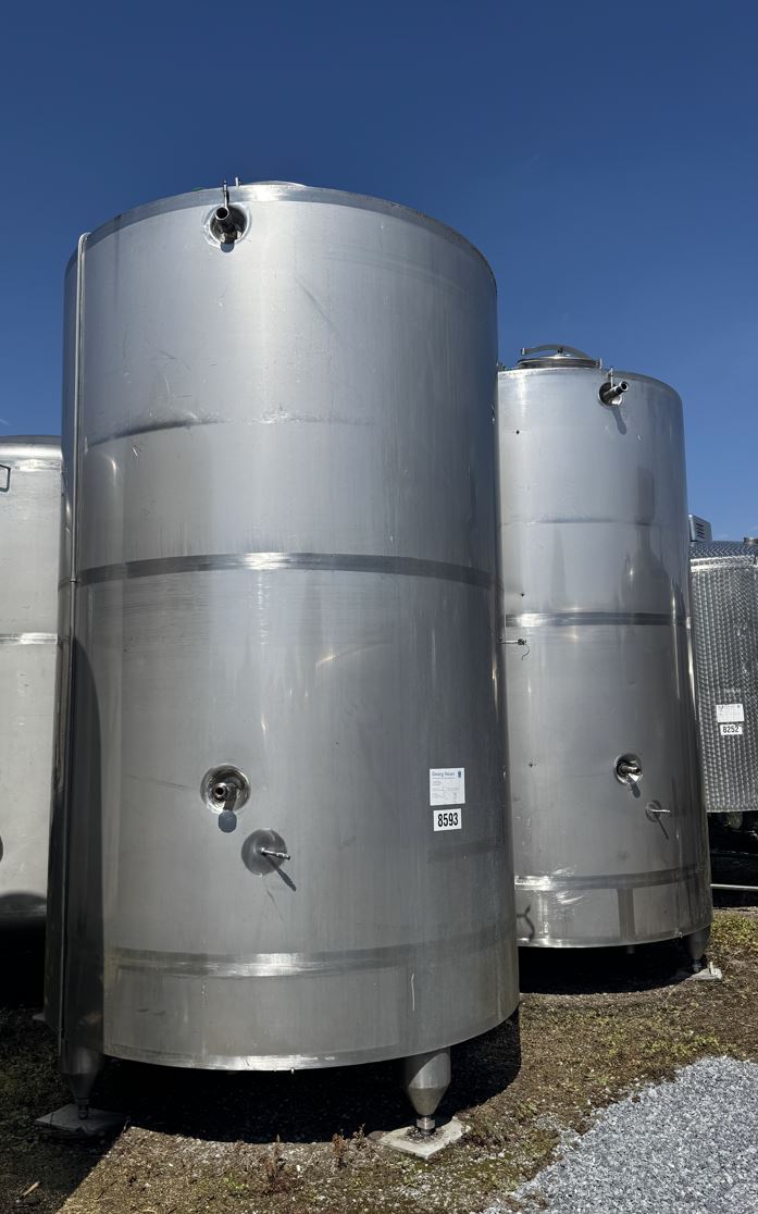 Behälter 8.000 Liter aus V2a, isoliert, gebraucht