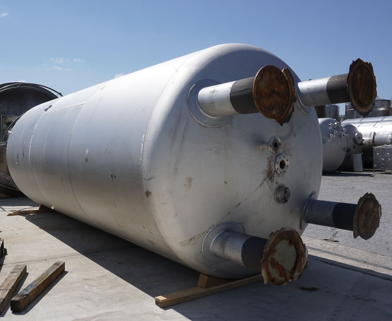 Behälter 30.000 Liter aus V2A temperierbar