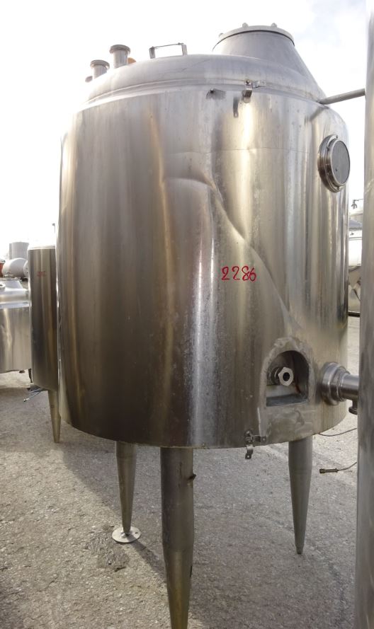 Behälter 993 Liter aus V4a isoliert, gebraucht