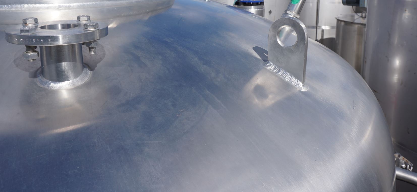 Druckbehälter 4.560 Liter aus V2A einwandig, gebraucht
