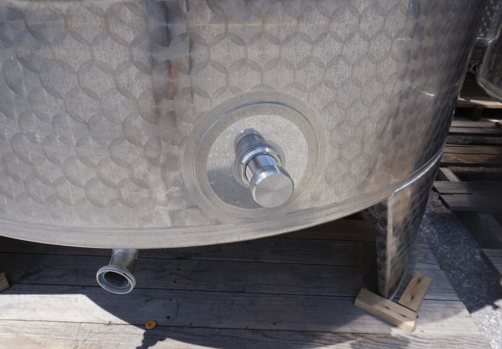 Behälter 3.800 Liter aus V2A, einwandig