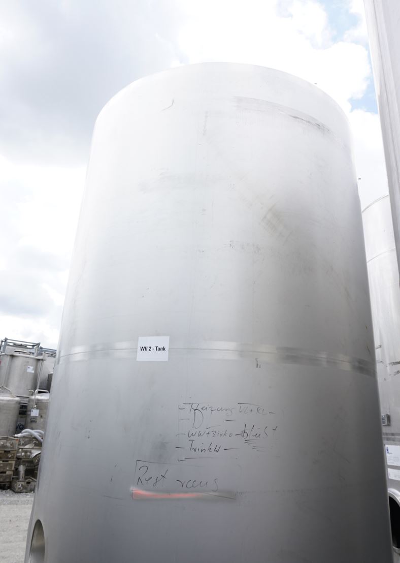 Druckbehälter 5.850 Liter aus V4A temperierbar, isoliert, gebraucht