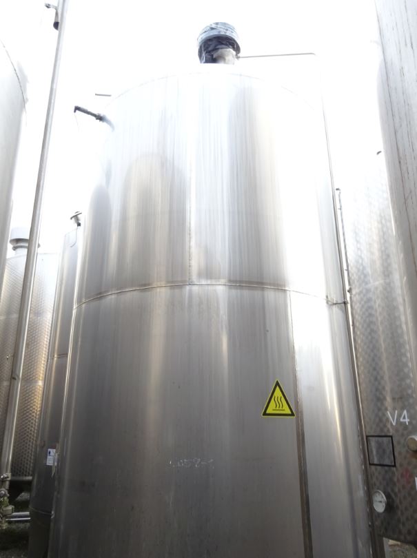Behälter 11.070 Liter aus V2A, gebraucht, einwandig