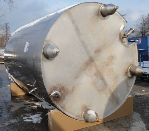 Behälter 8.000 Liter aus V2a, isoliert, gebraucht