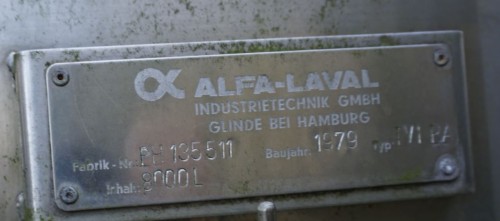 Behälter 8.000 Liter aus V2a, isoliert, gebraucht