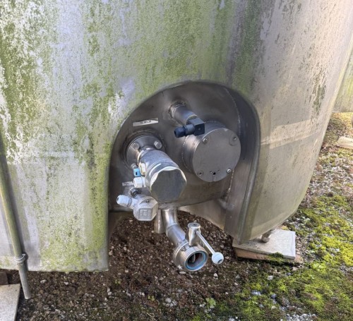 Behälter 8.000 Liter aus V2a, isoliert, gebraucht