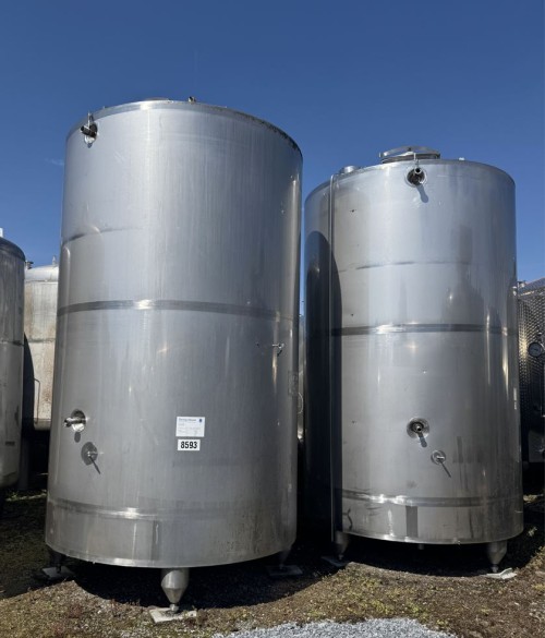 Behälter 8.000 Liter aus V2a, isoliert, gebraucht