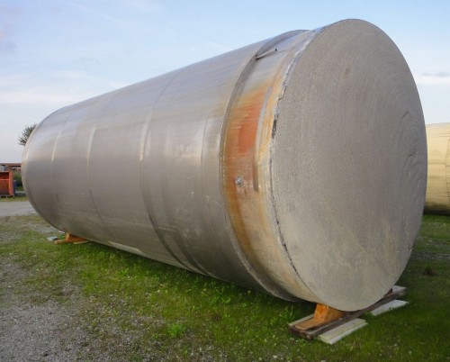Behälter 40.000 Liter aus V2A, gebraucht, isoliert