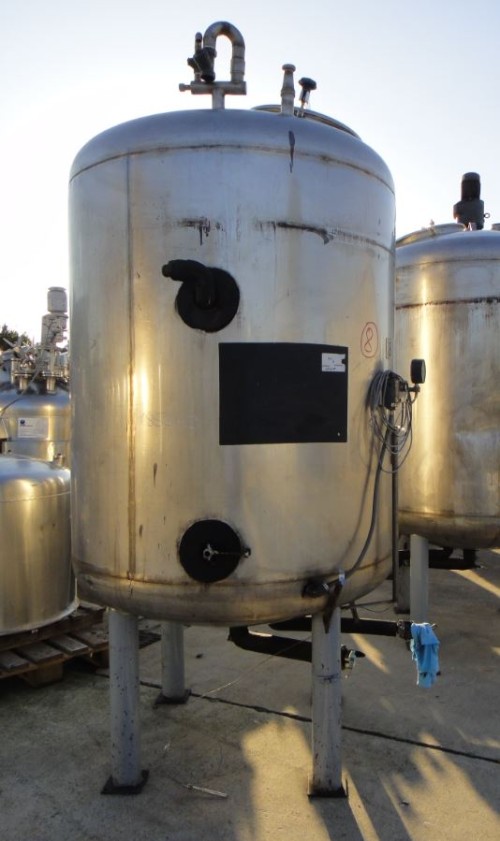 Behälter 2.000 Liter aus V2A, gebraucht, einwandig