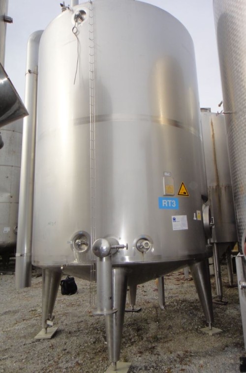 Behälter 12.000 Liter aus V2A, gebraucht, isoliert
