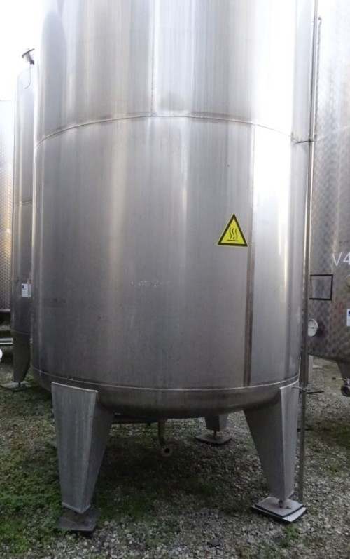 Behälter 11.070 Liter aus V2A, gebraucht, einwandig