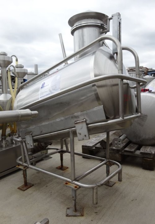 Eichbehälter 200 Liter aus V2A, gebraucht, einwandig