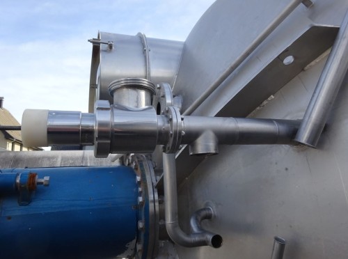 Mischbehälter 25.500 Liter aus V2A isoliert, gebraucht