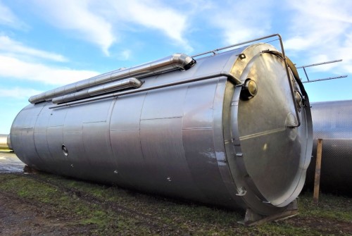 5-Kammer Behälter 95.000 Liter aus V2a, isoliert, gebraucht