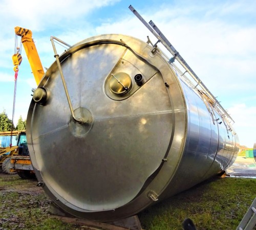 5-Kammer Behälter 95.000 Liter aus V2a, isoliert, gebraucht