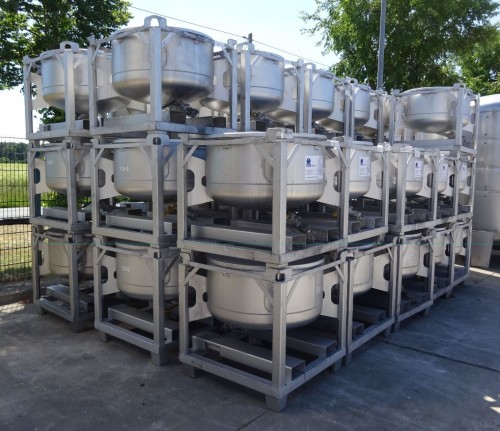 Behälter 200 Liter aus V2A, einwandig, gebraucht