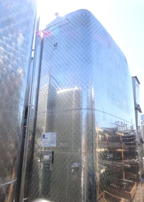 Behälter 5.500 Liter aus V2A einwandig, gebraucht