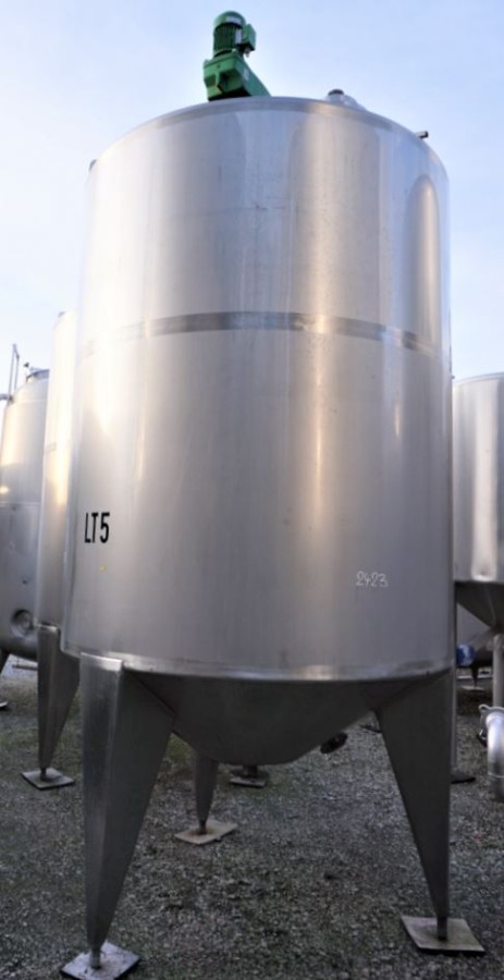 Druckbehälter 5.600 Liter aus V2A isoliert, gebraucht