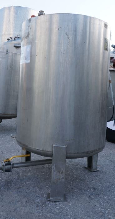 Behälter 600 Liter aus V4A einwandig, gebraucht