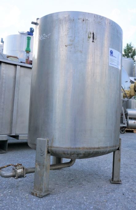 Behälter 600 Liter aus V4A einwandig, gebraucht