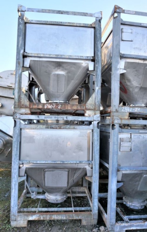 Container 800 Liter aus V2A einwandig, gebraucht