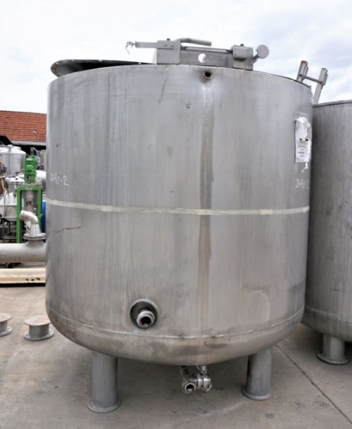Behälter 4.150 Liter aus V4A temperierbar, gebraucht