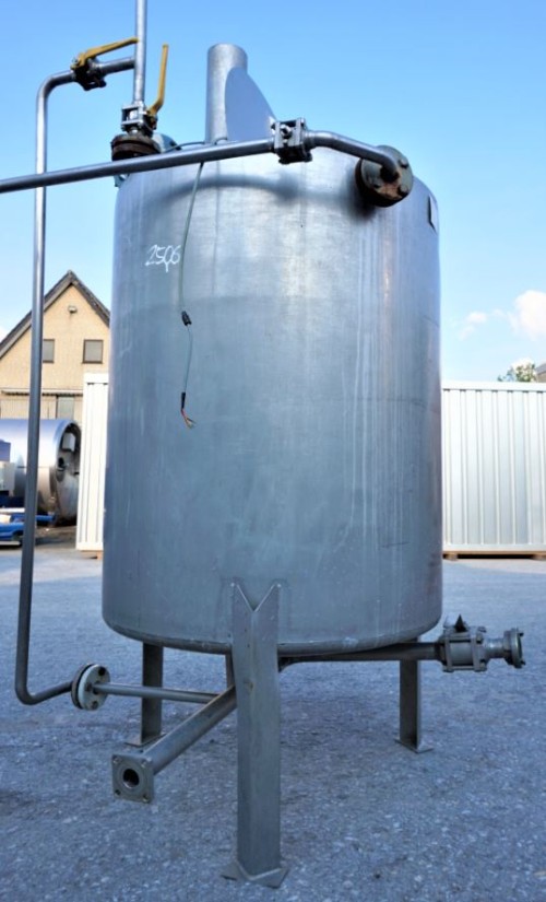 Behälter 500 Liter aus V4A, temperierbar, gebraucht